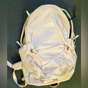 Light pink The North Face jester backpack